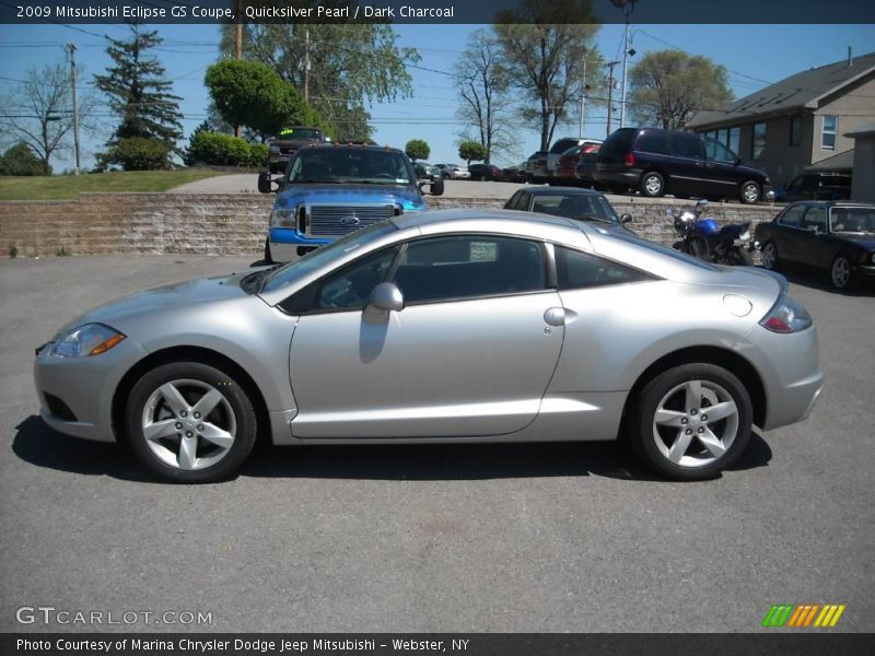 Quicksilver Pearl / Dark Charcoal 2009 Mitsubishi Eclipse GS Coupe