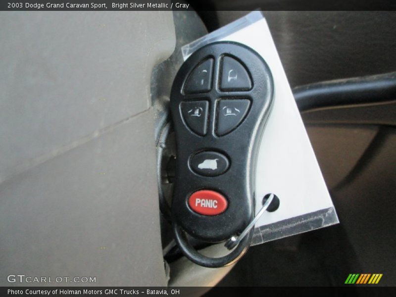 Bright Silver Metallic / Gray 2003 Dodge Grand Caravan Sport