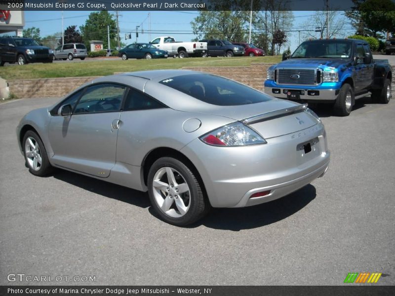 Quicksilver Pearl / Dark Charcoal 2009 Mitsubishi Eclipse GS Coupe