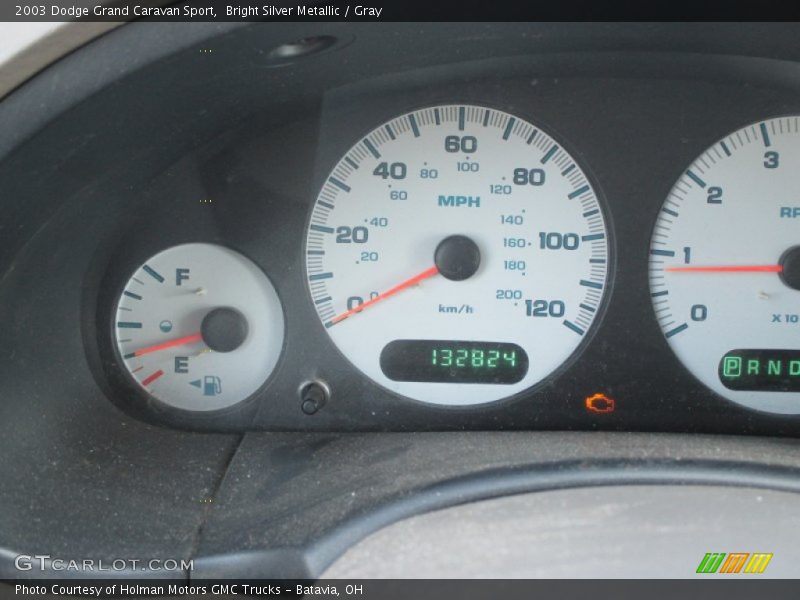 Bright Silver Metallic / Gray 2003 Dodge Grand Caravan Sport