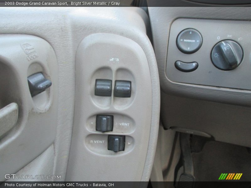 Bright Silver Metallic / Gray 2003 Dodge Grand Caravan Sport