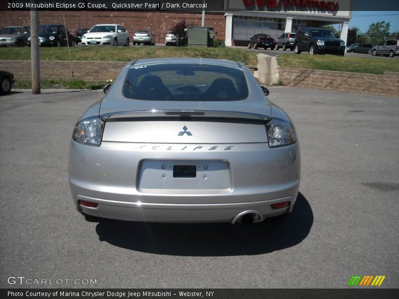 Quicksilver Pearl / Dark Charcoal 2009 Mitsubishi Eclipse GS Coupe