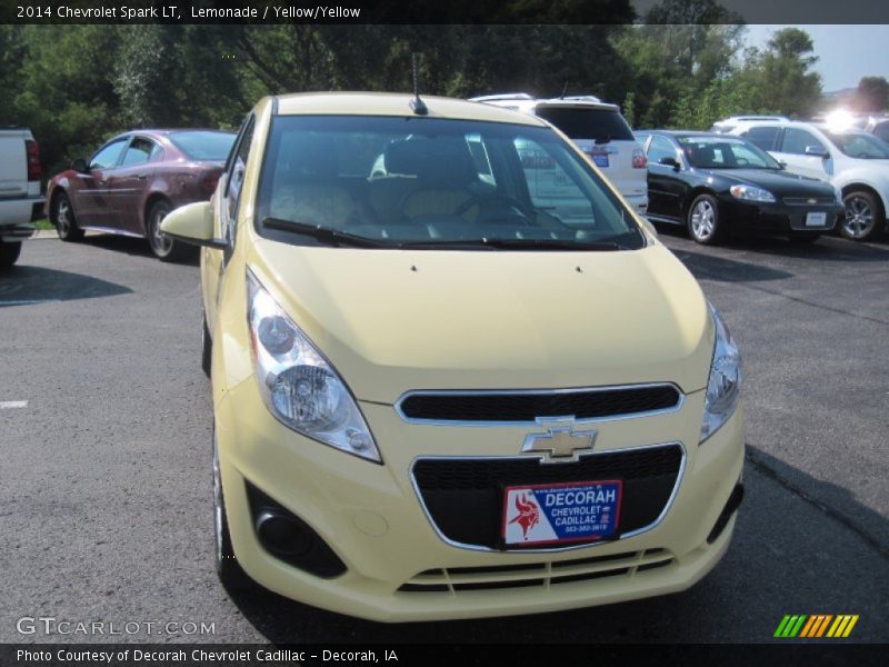 Lemonade / Yellow/Yellow 2014 Chevrolet Spark LT