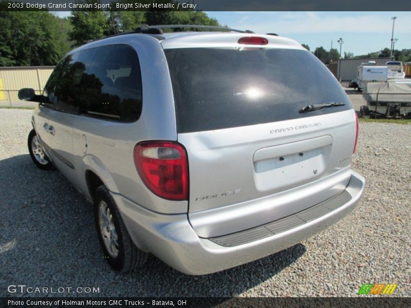 Bright Silver Metallic / Gray 2003 Dodge Grand Caravan Sport