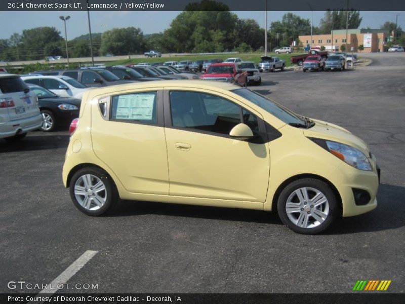 Lemonade / Yellow/Yellow 2014 Chevrolet Spark LT