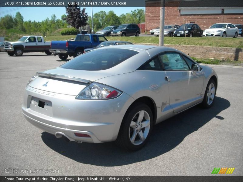 Quicksilver Pearl / Dark Charcoal 2009 Mitsubishi Eclipse GS Coupe