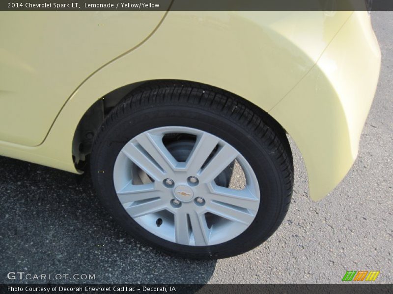 Lemonade / Yellow/Yellow 2014 Chevrolet Spark LT