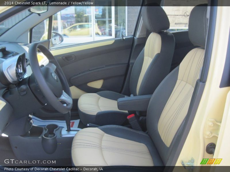 Lemonade / Yellow/Yellow 2014 Chevrolet Spark LT