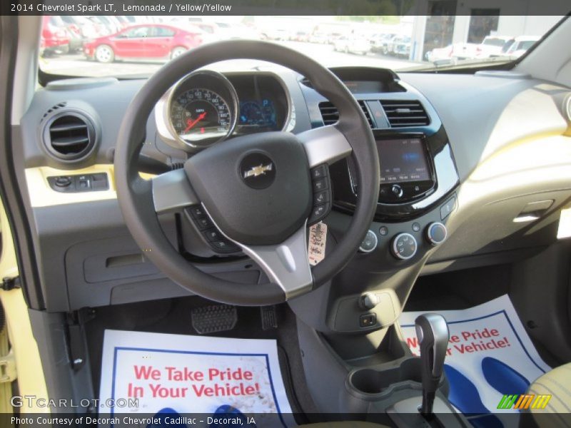 Lemonade / Yellow/Yellow 2014 Chevrolet Spark LT