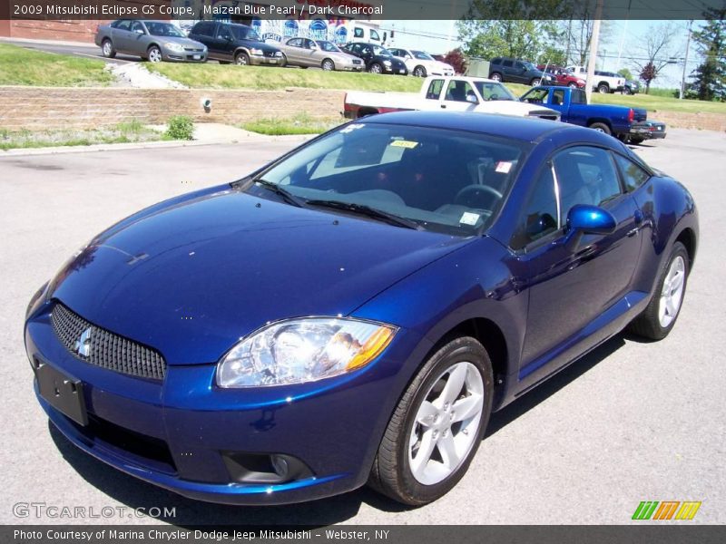 Maizen Blue Pearl / Dark Charcoal 2009 Mitsubishi Eclipse GS Coupe