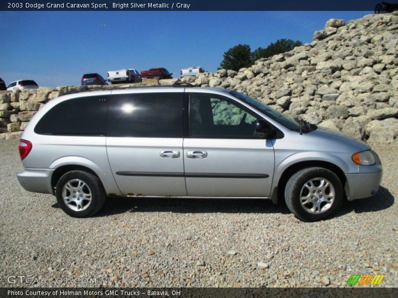 Bright Silver Metallic / Gray 2003 Dodge Grand Caravan Sport