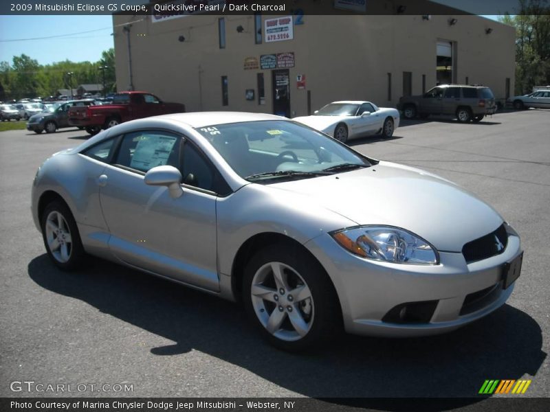 Quicksilver Pearl / Dark Charcoal 2009 Mitsubishi Eclipse GS Coupe