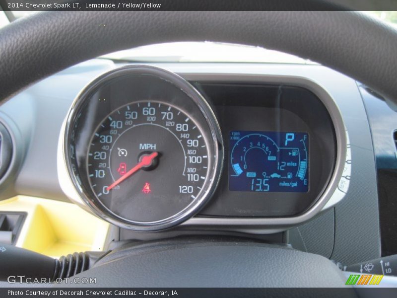 Lemonade / Yellow/Yellow 2014 Chevrolet Spark LT