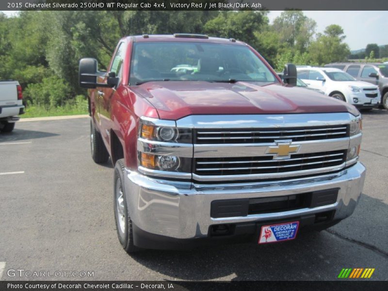 Victory Red / Jet Black/Dark Ash 2015 Chevrolet Silverado 2500HD WT Regular Cab 4x4