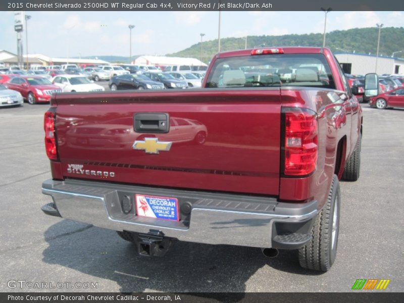 Victory Red / Jet Black/Dark Ash 2015 Chevrolet Silverado 2500HD WT Regular Cab 4x4