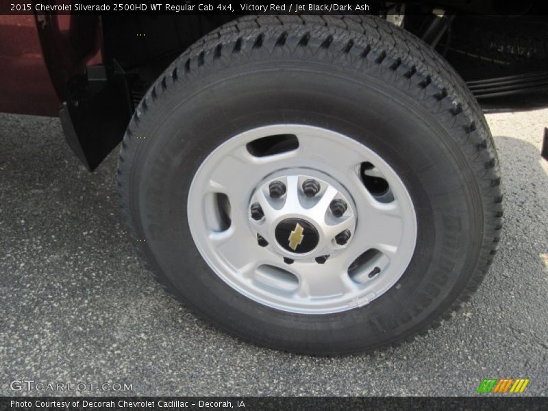 Victory Red / Jet Black/Dark Ash 2015 Chevrolet Silverado 2500HD WT Regular Cab 4x4