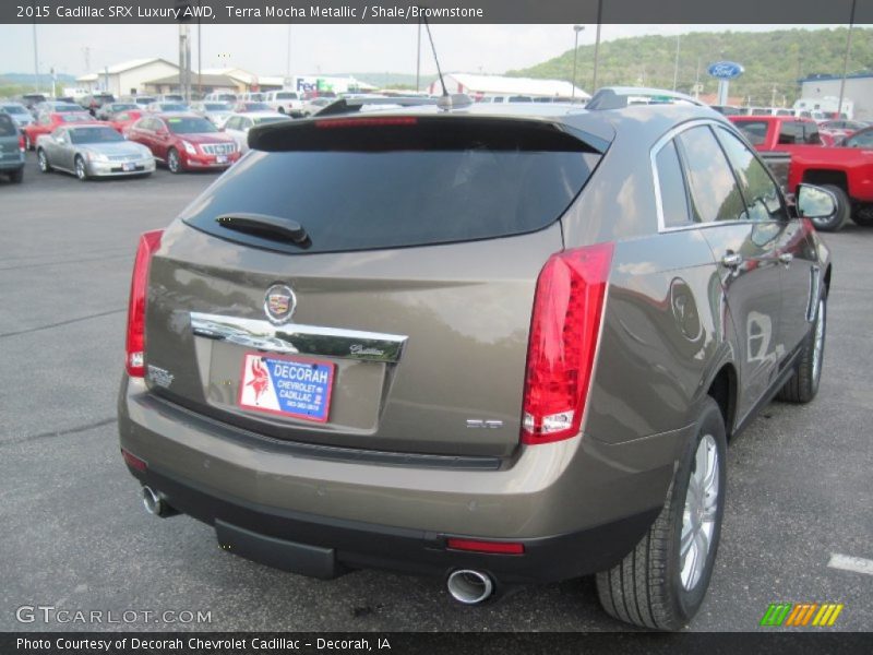 Terra Mocha Metallic / Shale/Brownstone 2015 Cadillac SRX Luxury AWD