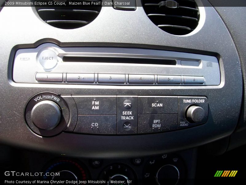 Maizen Blue Pearl / Dark Charcoal 2009 Mitsubishi Eclipse GS Coupe