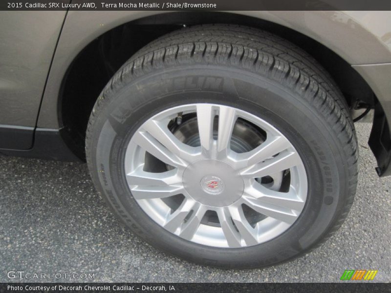 Terra Mocha Metallic / Shale/Brownstone 2015 Cadillac SRX Luxury AWD
