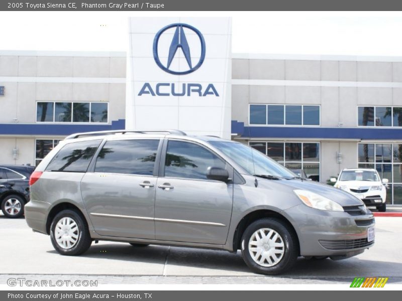 Phantom Gray Pearl / Taupe 2005 Toyota Sienna CE