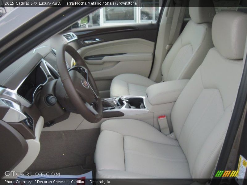 Terra Mocha Metallic / Shale/Brownstone 2015 Cadillac SRX Luxury AWD