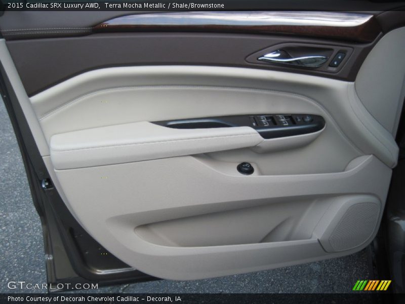 Terra Mocha Metallic / Shale/Brownstone 2015 Cadillac SRX Luxury AWD