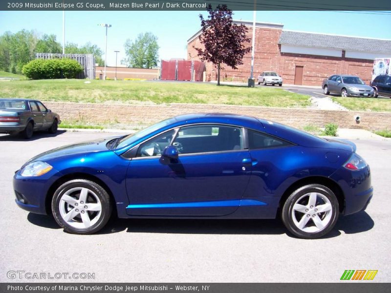 Maizen Blue Pearl / Dark Charcoal 2009 Mitsubishi Eclipse GS Coupe