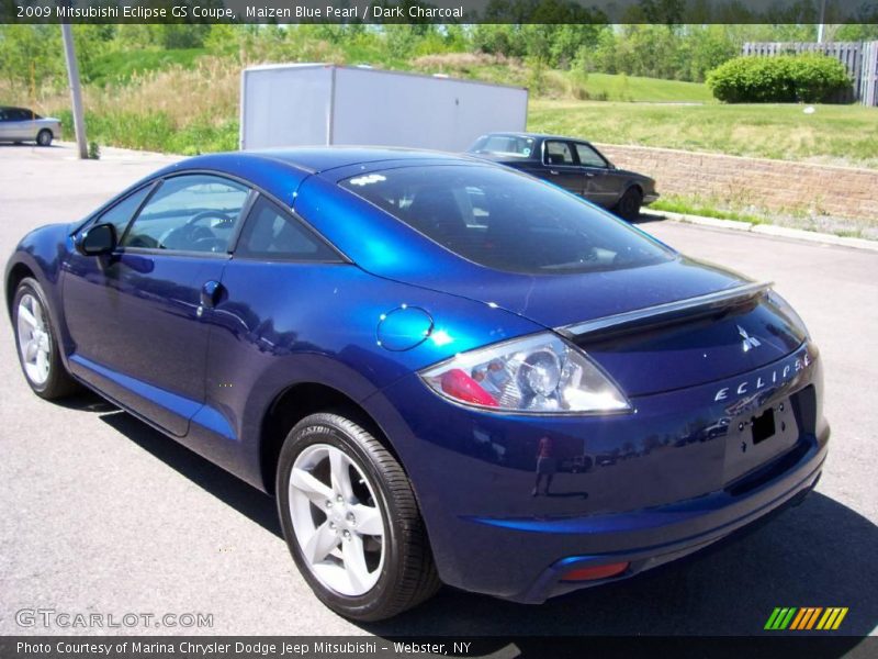 Maizen Blue Pearl / Dark Charcoal 2009 Mitsubishi Eclipse GS Coupe