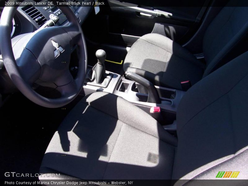 Tarmac Black Pearl / Black 2009 Mitsubishi Lancer DE