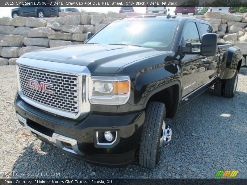 Onyx Black / Denali Jet Black 2015 GMC Sierra 3500HD Denali Crew Cab 4x4 Dual Rear Wheel