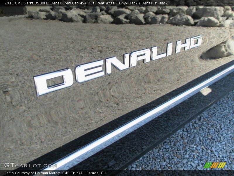 Onyx Black / Denali Jet Black 2015 GMC Sierra 3500HD Denali Crew Cab 4x4 Dual Rear Wheel