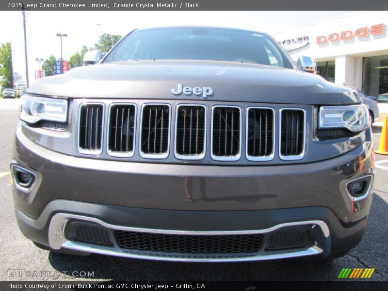 Granite Crystal Metallic / Black 2015 Jeep Grand Cherokee Limited