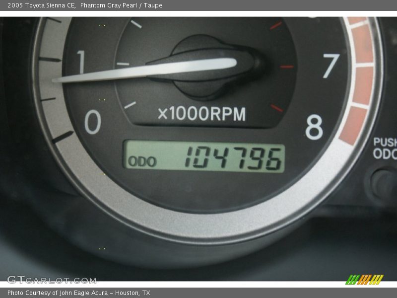 Phantom Gray Pearl / Taupe 2005 Toyota Sienna CE