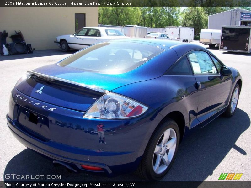 Maizen Blue Pearl / Dark Charcoal 2009 Mitsubishi Eclipse GS Coupe