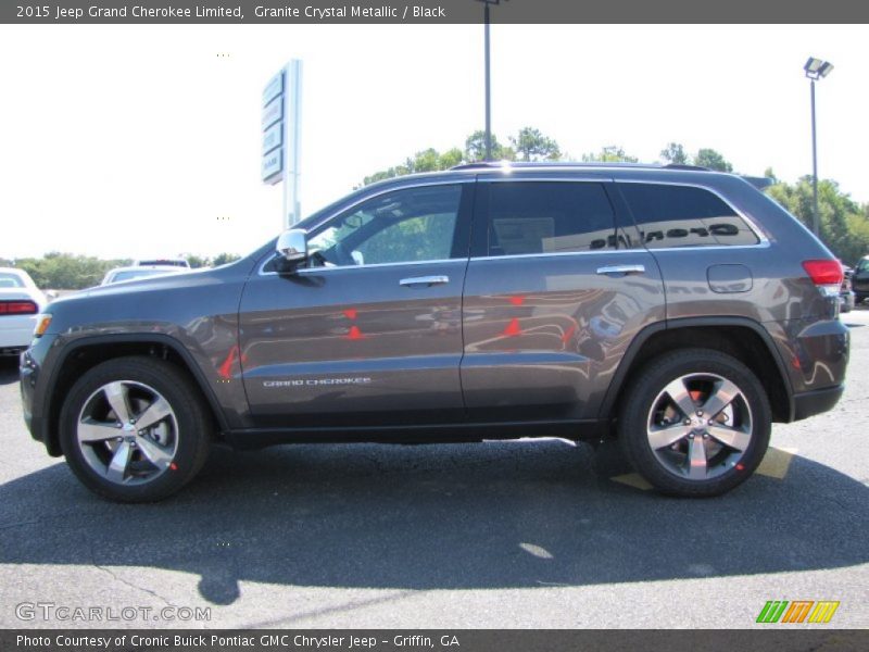 Granite Crystal Metallic / Black 2015 Jeep Grand Cherokee Limited