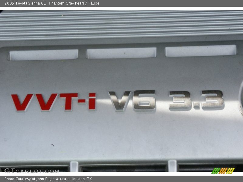 Phantom Gray Pearl / Taupe 2005 Toyota Sienna CE