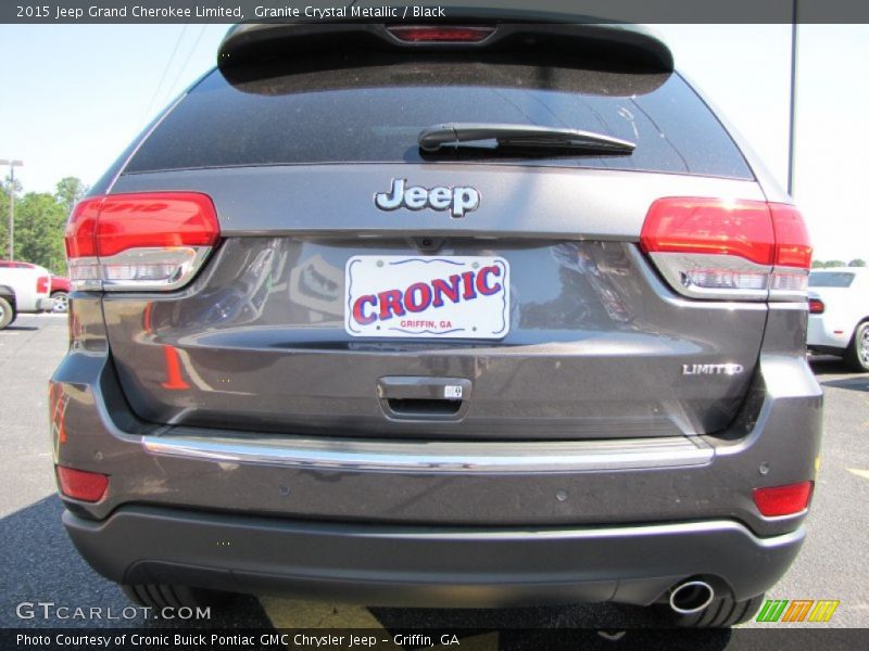 Granite Crystal Metallic / Black 2015 Jeep Grand Cherokee Limited