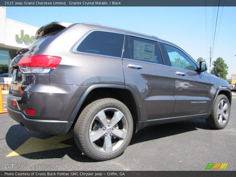 Granite Crystal Metallic / Black 2015 Jeep Grand Cherokee Limited