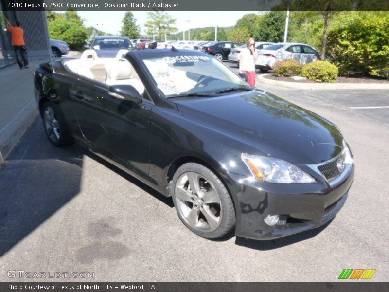 Obsidian Black / Alabaster 2010 Lexus IS 250C Convertible