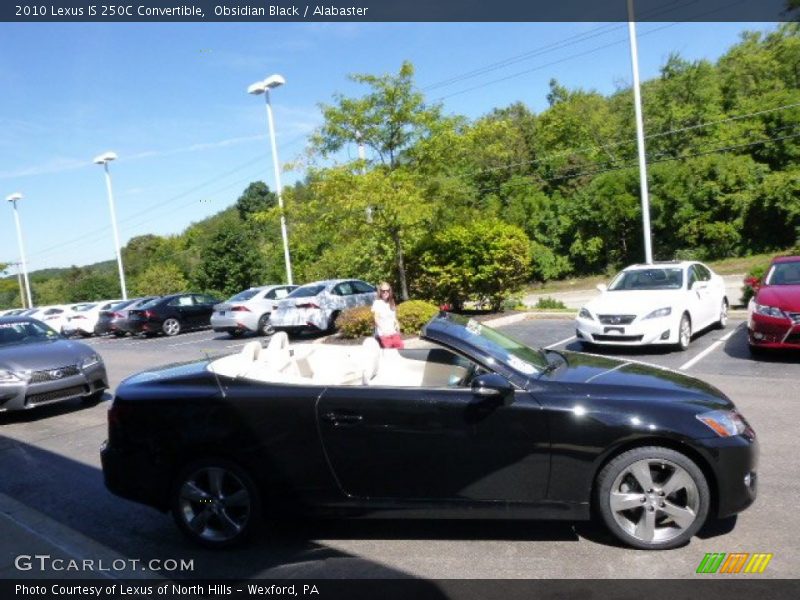 Obsidian Black / Alabaster 2010 Lexus IS 250C Convertible