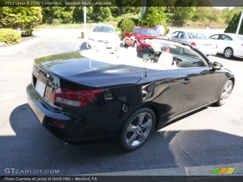 Obsidian Black / Alabaster 2010 Lexus IS 250C Convertible