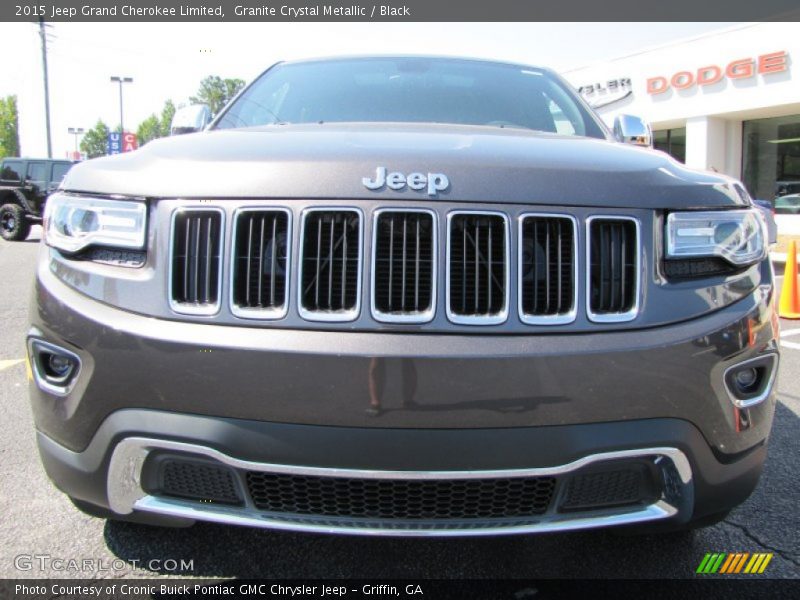 Granite Crystal Metallic / Black 2015 Jeep Grand Cherokee Limited