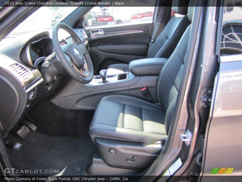 Granite Crystal Metallic / Black 2015 Jeep Grand Cherokee Limited