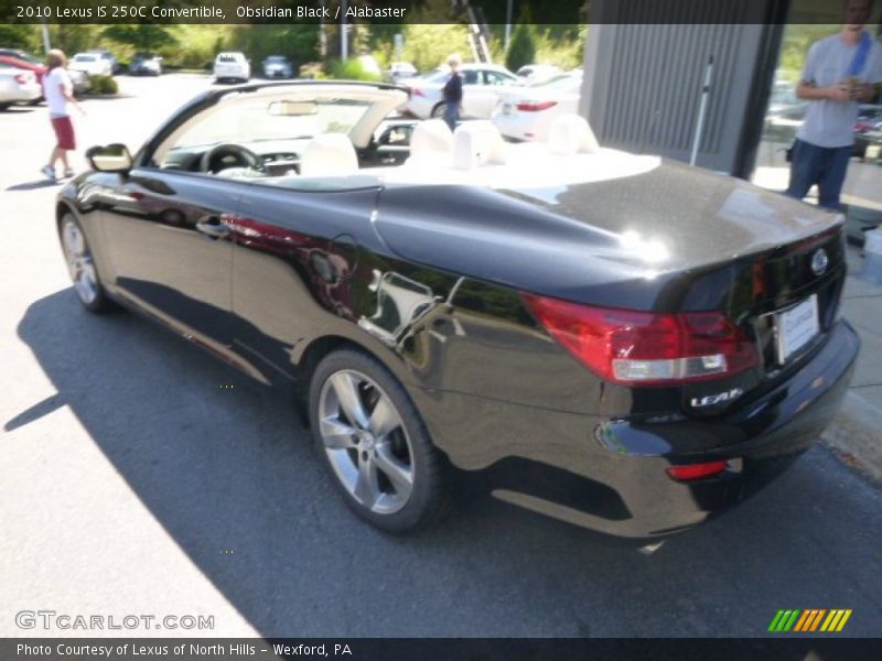 Obsidian Black / Alabaster 2010 Lexus IS 250C Convertible