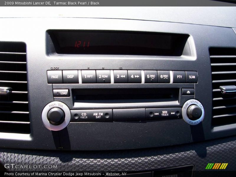 Tarmac Black Pearl / Black 2009 Mitsubishi Lancer DE