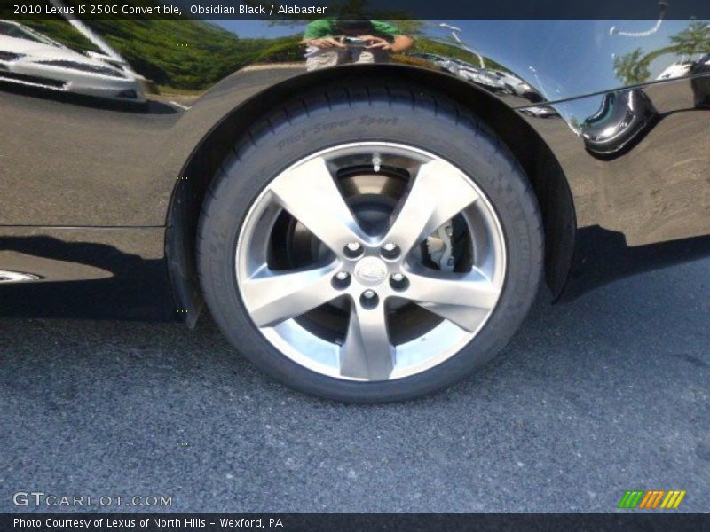 Obsidian Black / Alabaster 2010 Lexus IS 250C Convertible