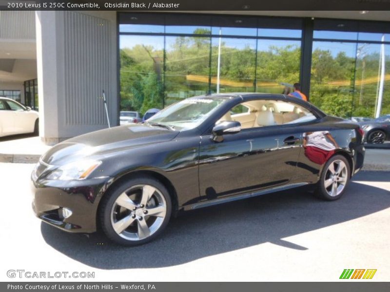 Obsidian Black / Alabaster 2010 Lexus IS 250C Convertible