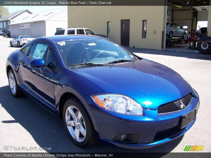 Maizen Blue Pearl / Dark Charcoal 2009 Mitsubishi Eclipse GS Coupe