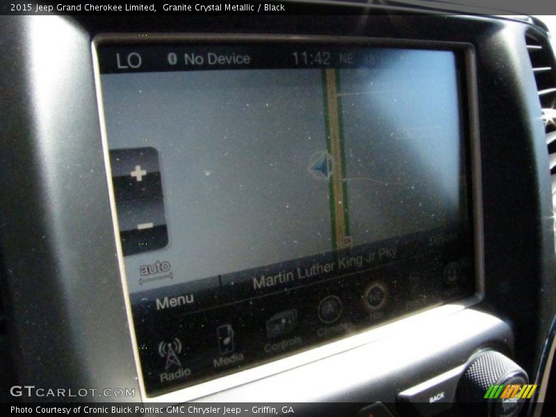 Granite Crystal Metallic / Black 2015 Jeep Grand Cherokee Limited