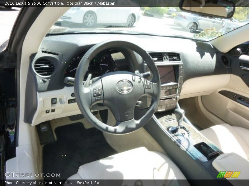 Obsidian Black / Alabaster 2010 Lexus IS 250C Convertible